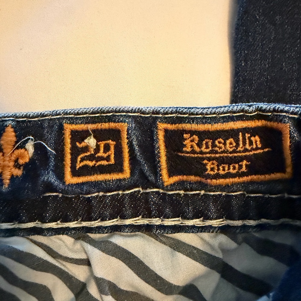 Rock Revival Women’s Dark Wash Bootcut Jeans Rosalin - Picture 4 of 9
